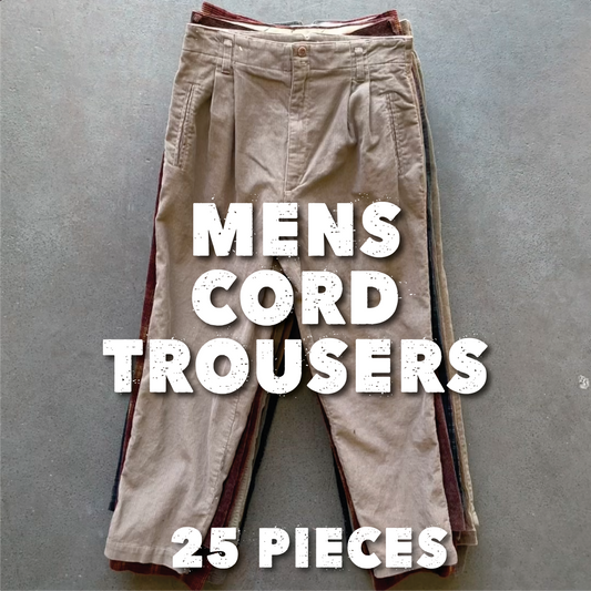 MENS CORD TROUSER - 25 PIECES